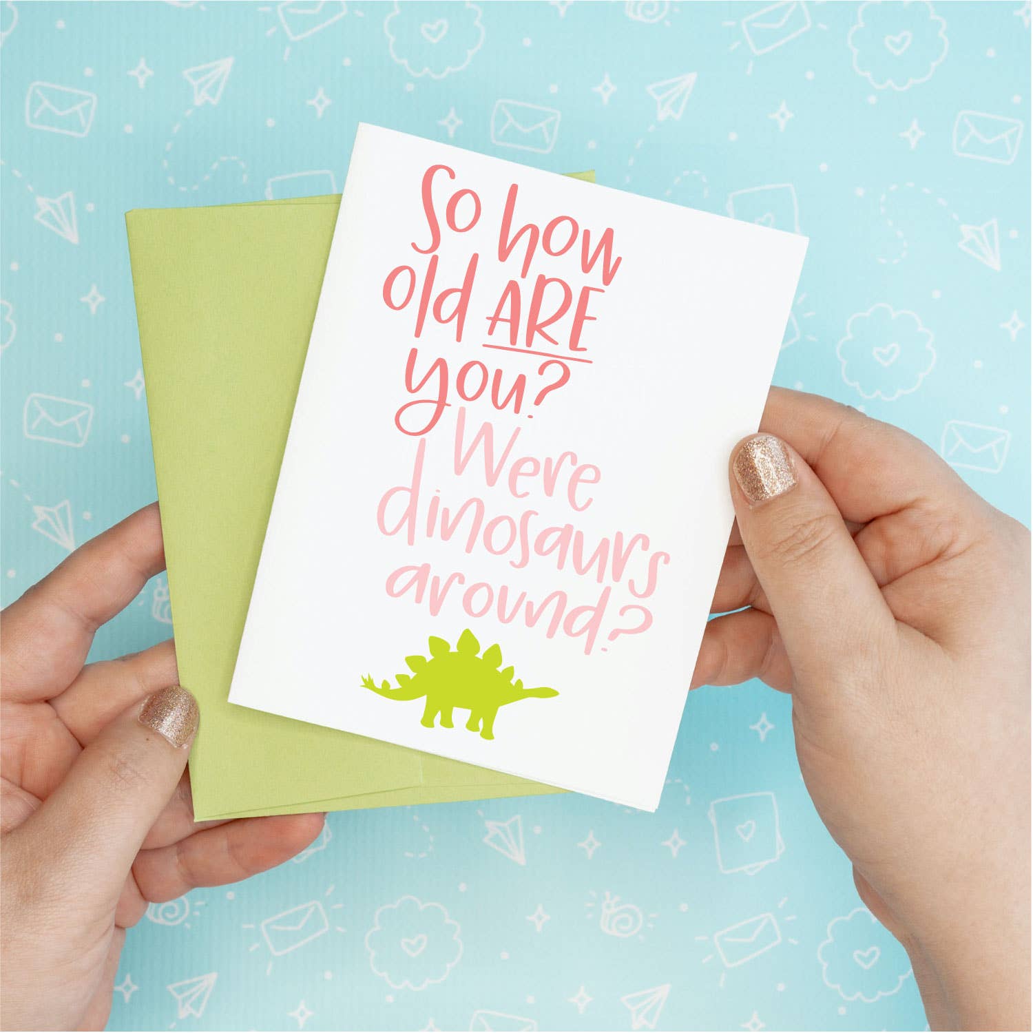 Dinosaur Birthday Funny Greeting Card