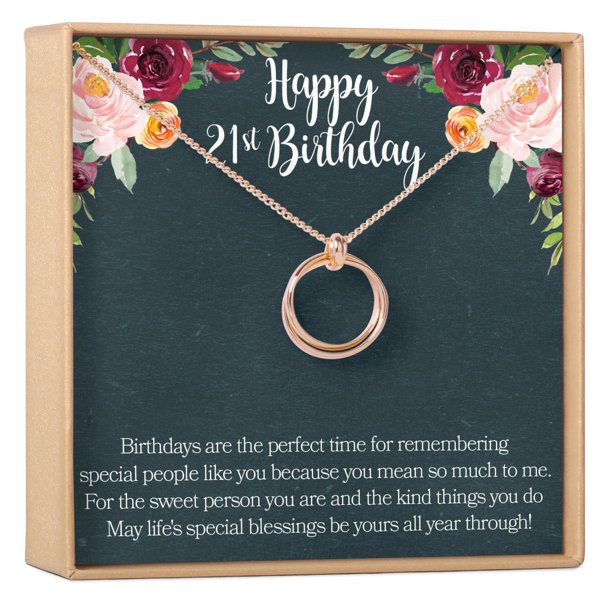 21st Birthday Necklace