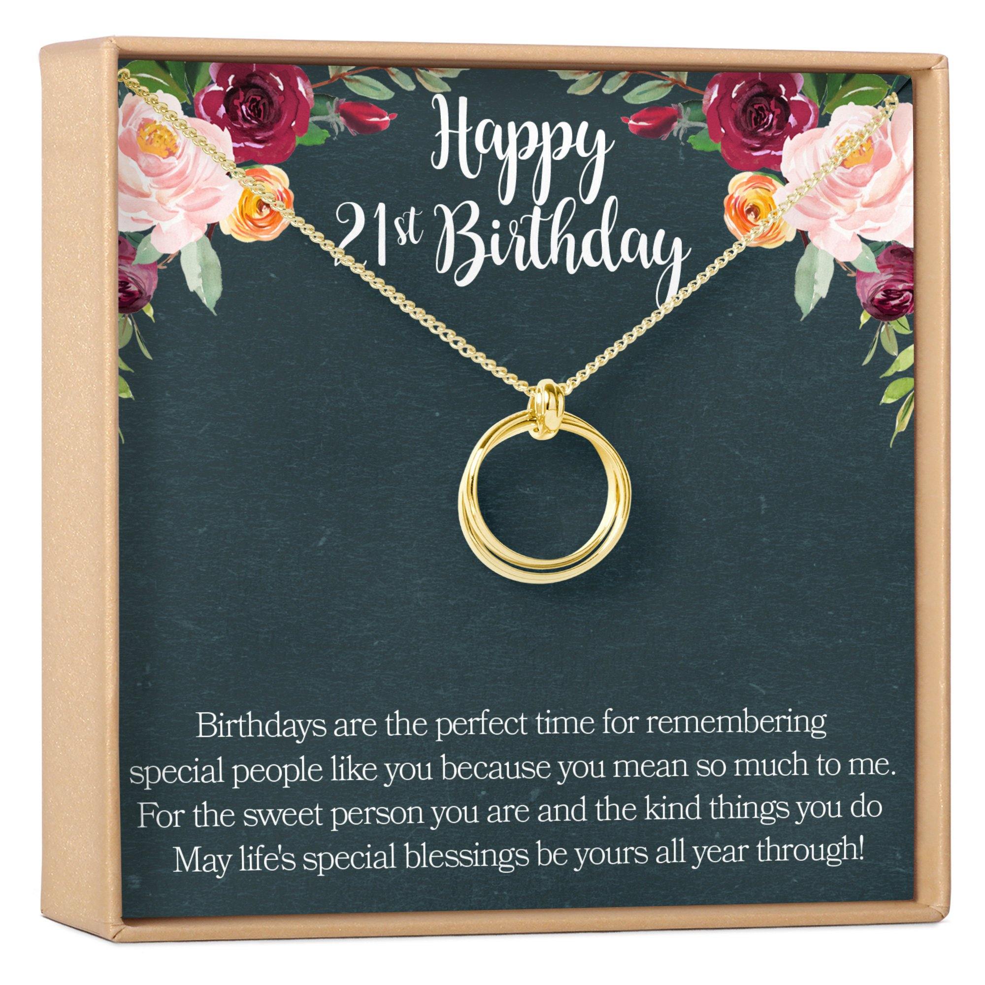 21st Birthday Necklace