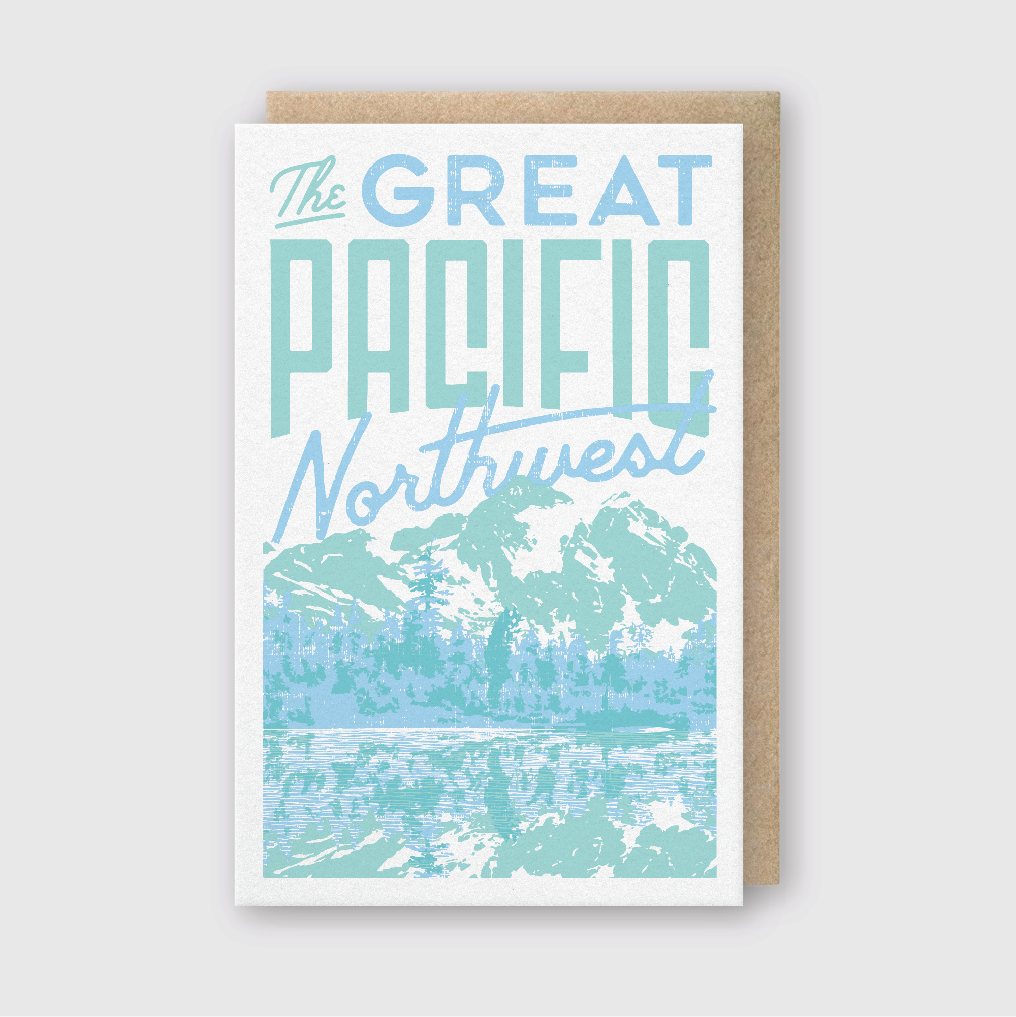 The Great Pacific North West Greeting Card