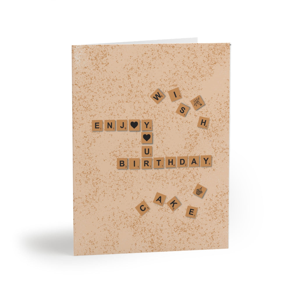 Scrabble Birthday Greeting Card
