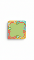 Playful Green Blank Art Card