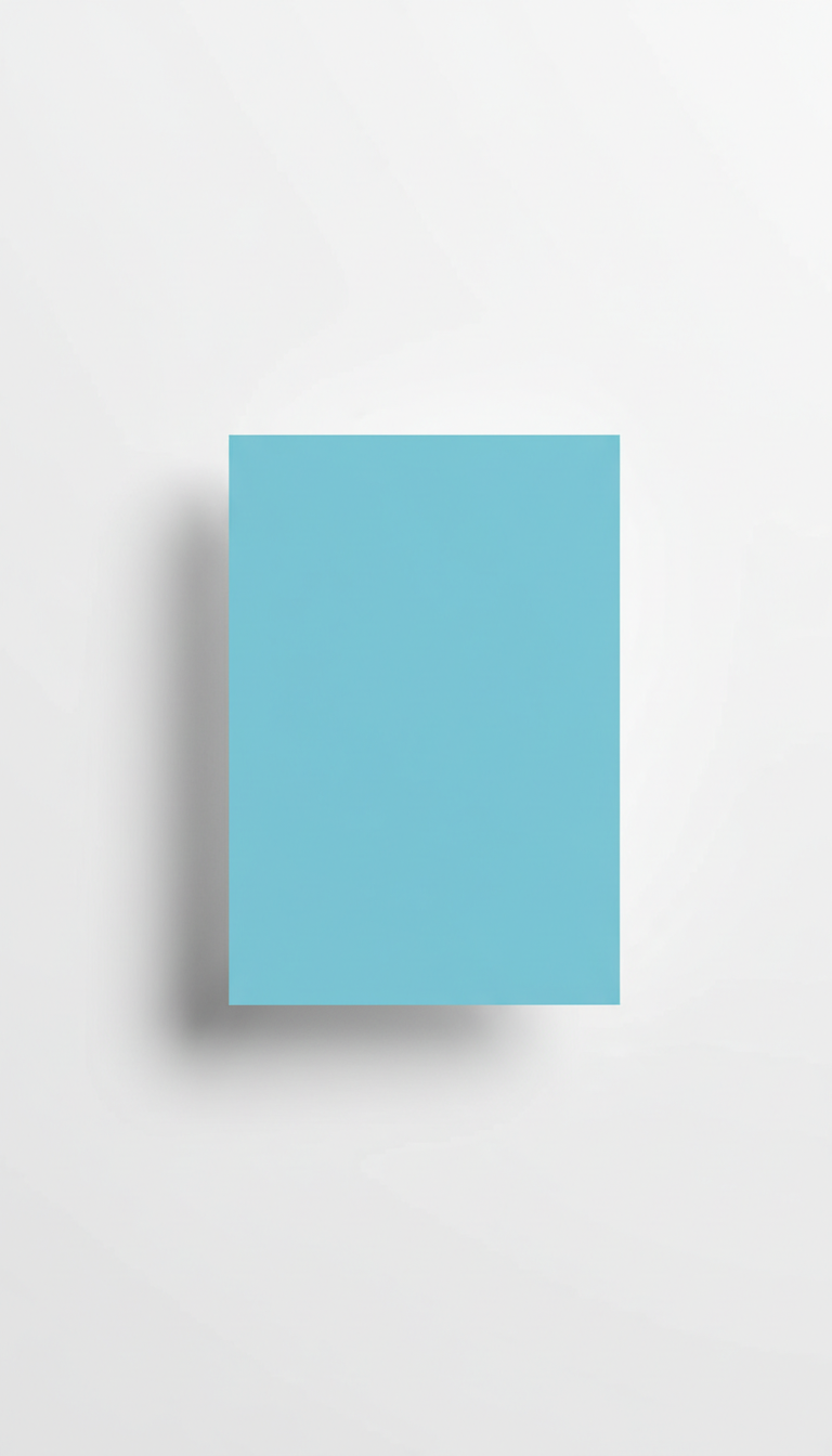Sky Blue Thank You Card