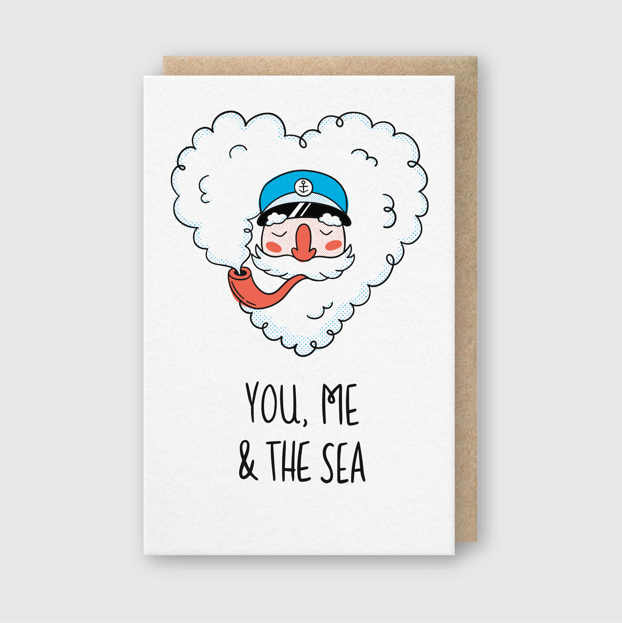 You Me and the Sea Greeting Card