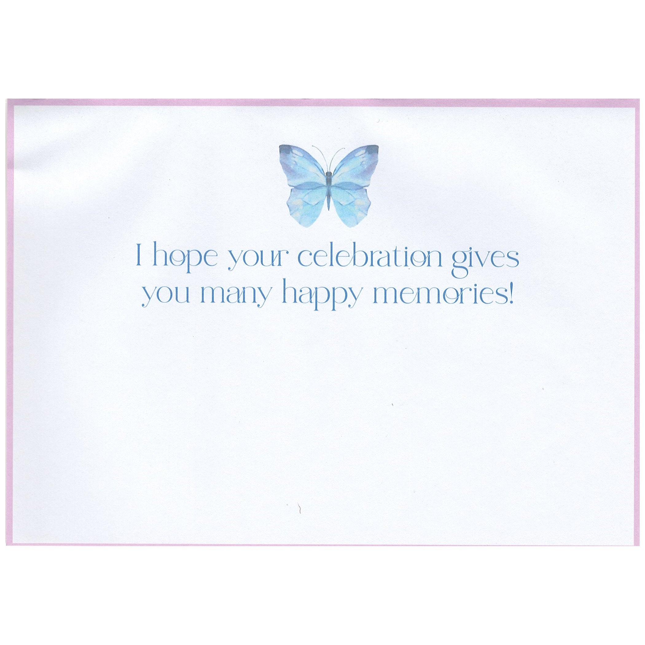 Butterfly Meadow - Birthday Card